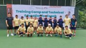 10 Atlet Timnas Soft Tennis Indonesia Latih Tanding dengan Korea