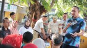 Wali Kota Bekasi, Tri Adhianto Saat Peresmian Taman di Jalan Pangeran Jayakarta, Kelurahan Kali Baru, Kecamatan Medan Satria