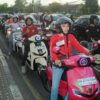 Asmo Sulsel Tekankan Edukasi Safety Riding di Convoy Merdeka Honda Stylo 160