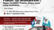 Pemkot Makassar Luncurkan Sistem Parkir Digital Berbasis QRIS